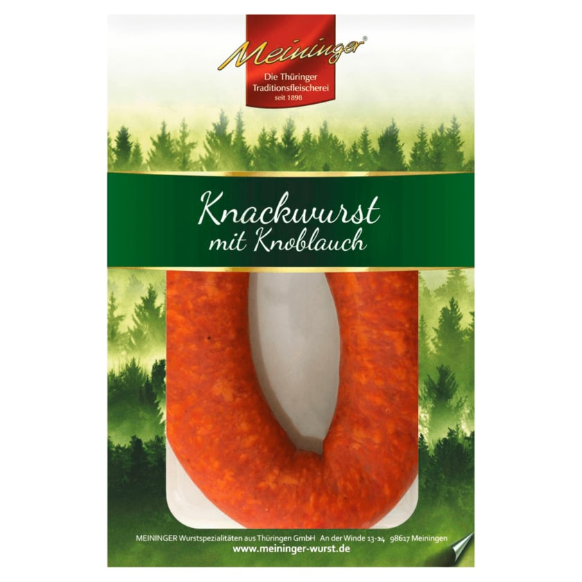 Meininger Knackwurst im Ring Knoblauch